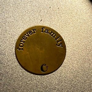 🦉💎Origami Owl Large Forever Family Heart Plate Authentic NWOT